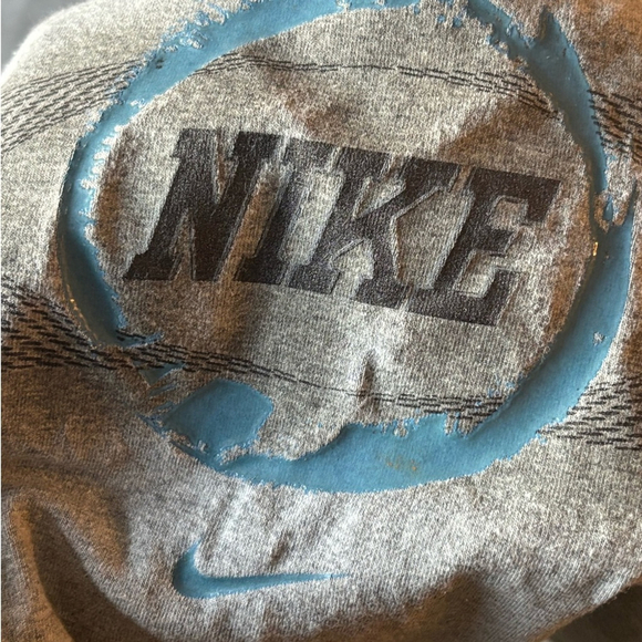 Y2K Nike Centre Swoosh Long Sleeve Shirt Mens Small - Picture 4 of 5